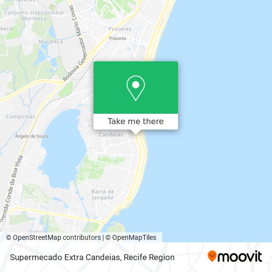 Mapa Supermecado Extra Candeias