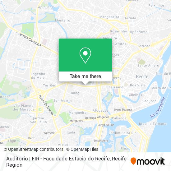 Auditório | FIR - Faculdade Estácio do Recife map
