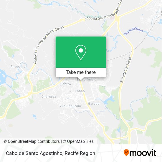 Cabo de Santo Agostinho map