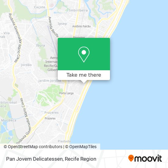 Pan Jovem Delicatessen map