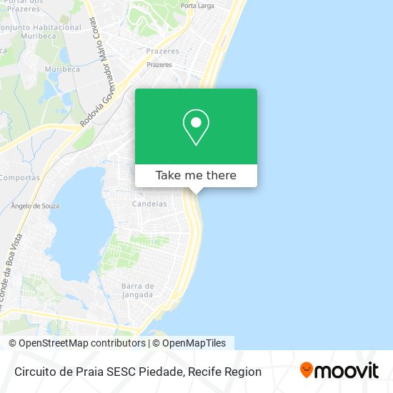 Circuito de Praia SESC Piedade map