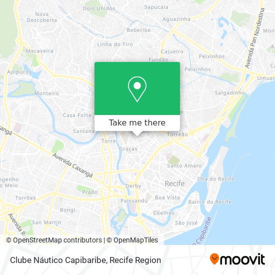 Clube Náutico Capibaribe map