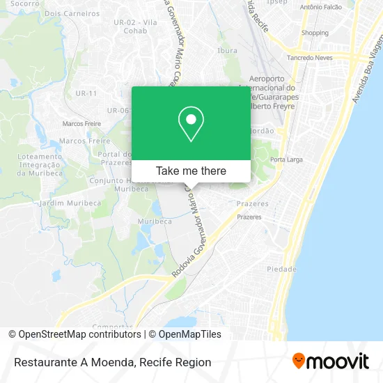 Restaurante A Moenda map
