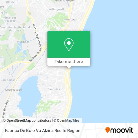Fabrica De Bolo Vó Alzira map