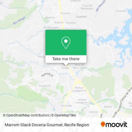 Marrom Glacê Doceria Gourmet map