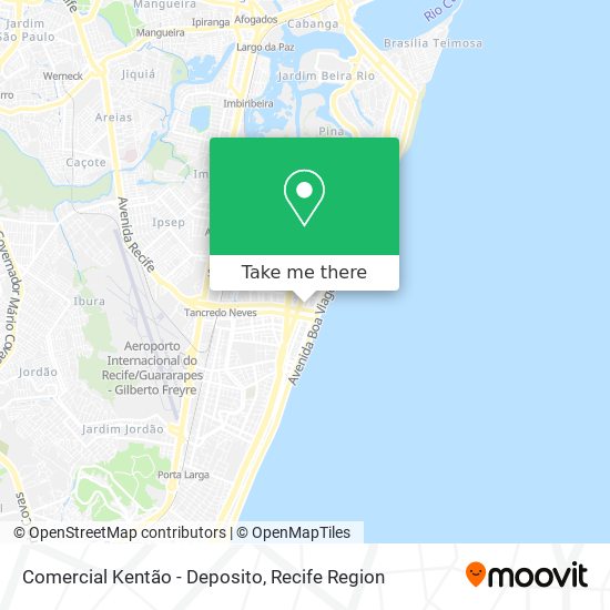 Comercial Kentão - Deposito map
