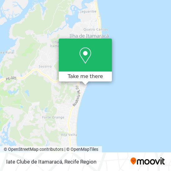 Iate Clube de Itamaracá map