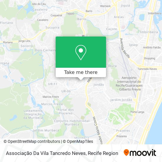 Associação Da Vila Tancredo Neves map