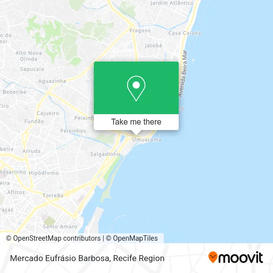 Mercado Eufrásio Barbosa map