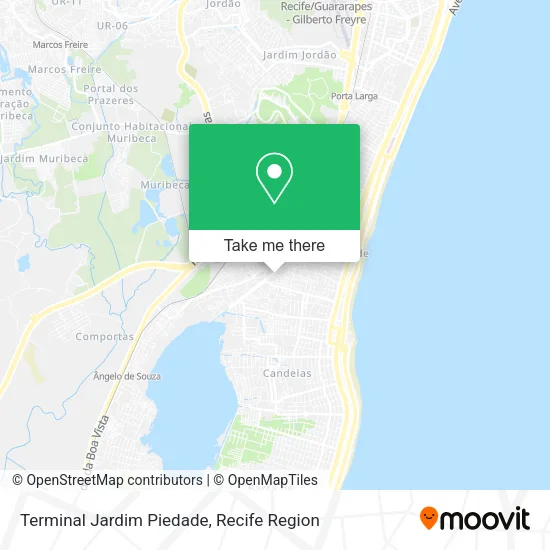 Terminal Jardim Piedade map
