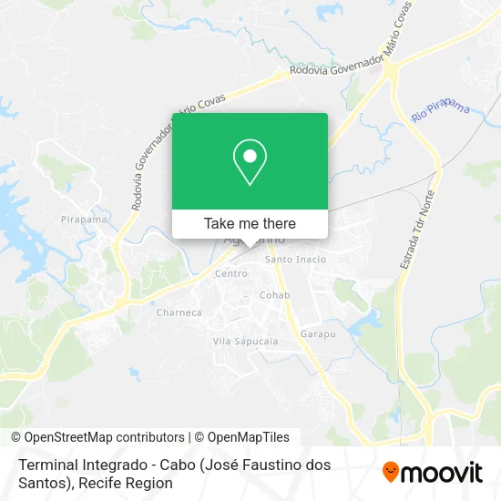 Terminal Integrado - Cabo (José Faustino dos Santos) map