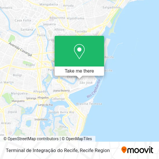 Terminal de Integração do Recife map