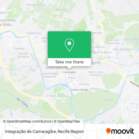 Integração de Camaragibe map