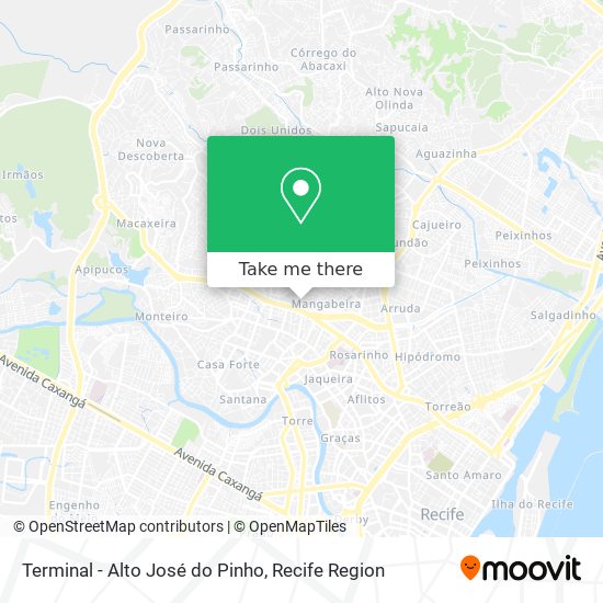 Terminal -  Alto José do Pinho map