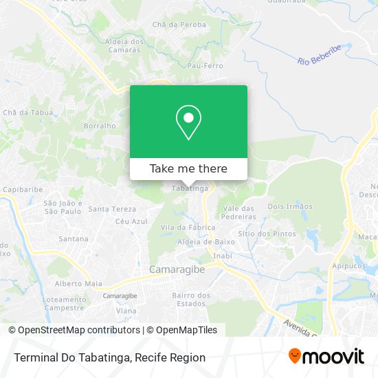 Terminal Do Tabatinga map