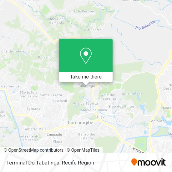 Terminal Do Tabatinga map