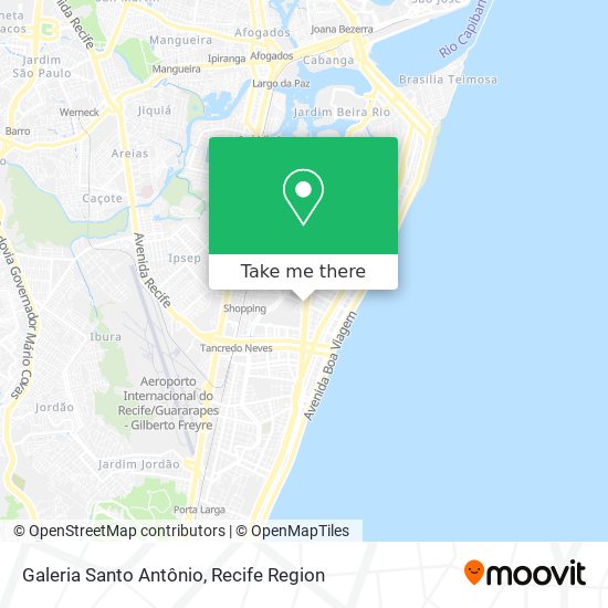 Galeria Santo Antônio map