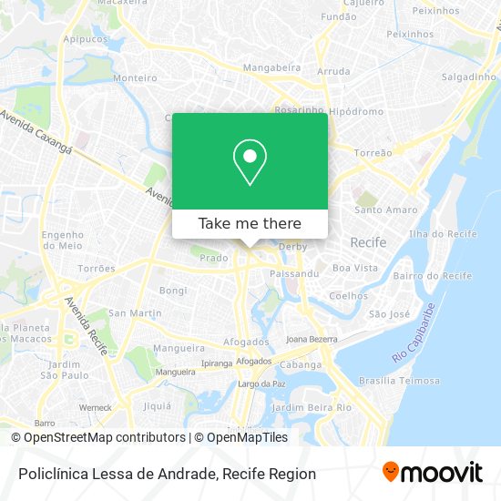 Mapa Policlínica Lessa de Andrade