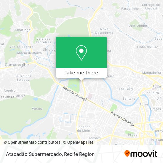 Atacadão Supermercado map