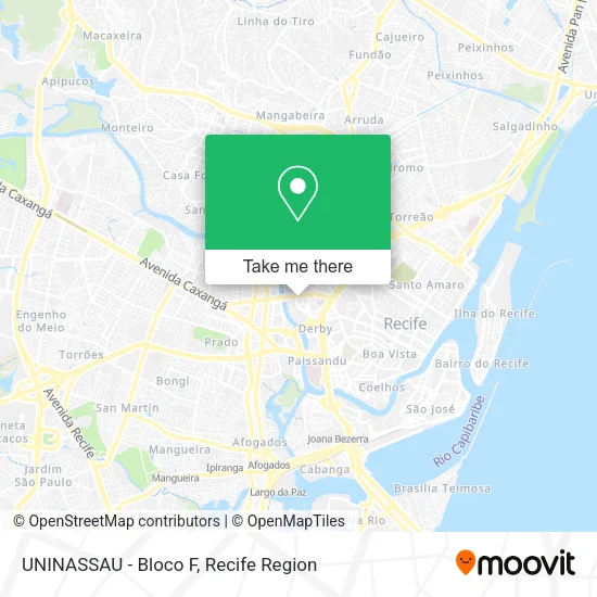 UNINASSAU - Bloco F map