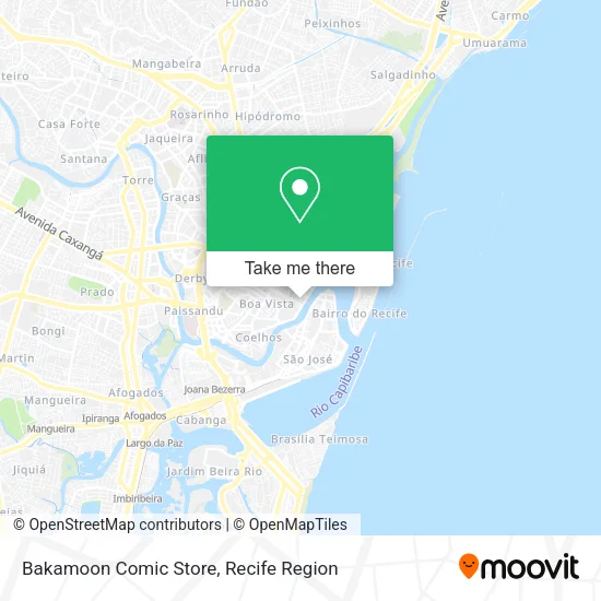Bakamoon Comic Store map