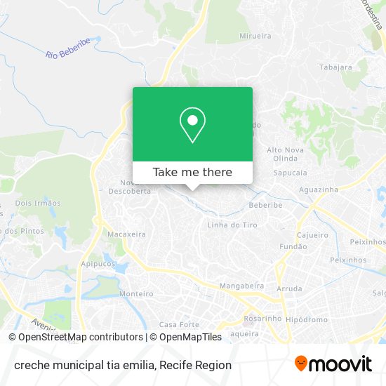 creche municipal tia emilia map