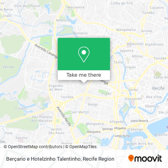 Berçario e Hotelzinho Talentinho map