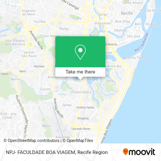 NPJ- FACULDADE BOA VIAGEM map
