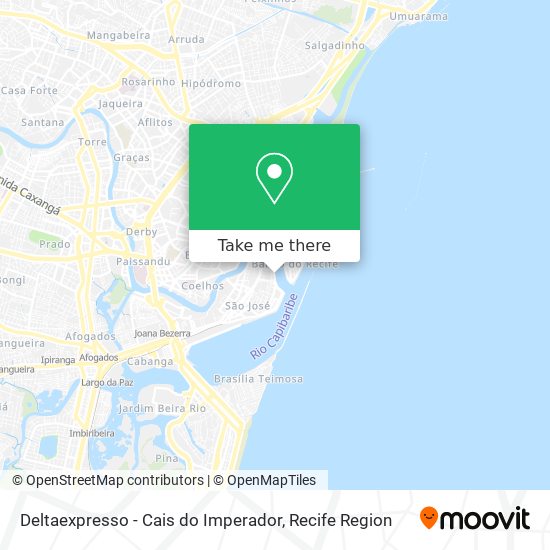 Deltaexpresso - Cais do Imperador map
