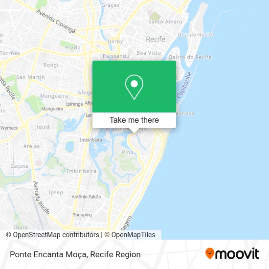 Ponte Encanta Moça map