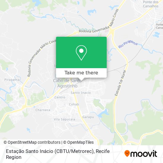 Estação Santo Inácio (CBTU / Metrorec) map