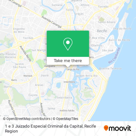 Mapa 1 e 3 Juizado Especial Criminal da Capital