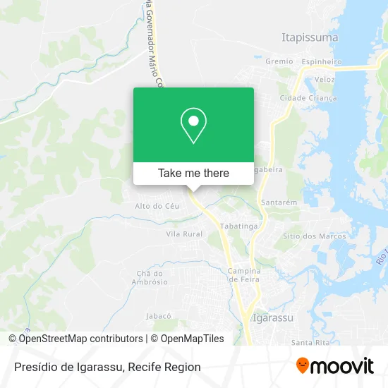 Presídio de Igarassu map