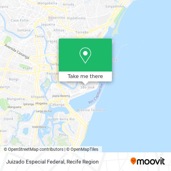 Juizado Especial Federal map
