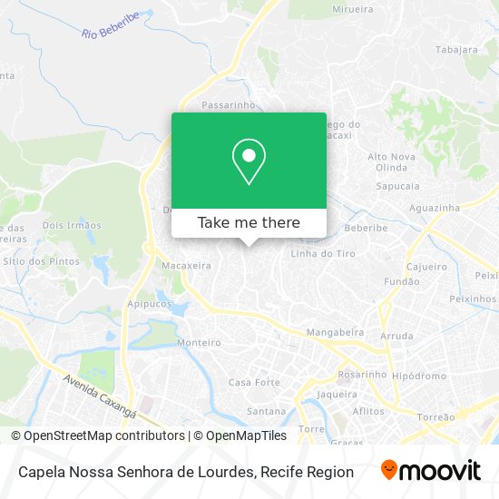 Capela Nossa Senhora de Lourdes map