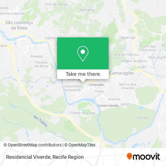 Residencial Viverde map