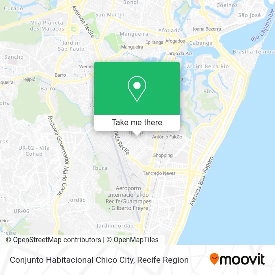 Conjunto Habitacional Chico City map