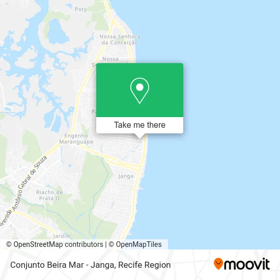 Conjunto Beira Mar - Janga map