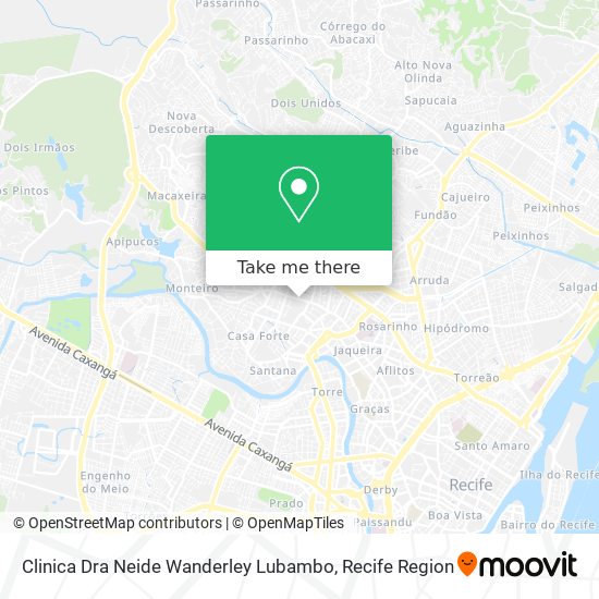 Clinica Dra Neide Wanderley Lubambo map