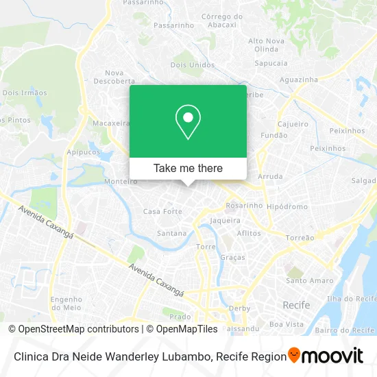 Clinica Dra Neide Wanderley Lubambo map