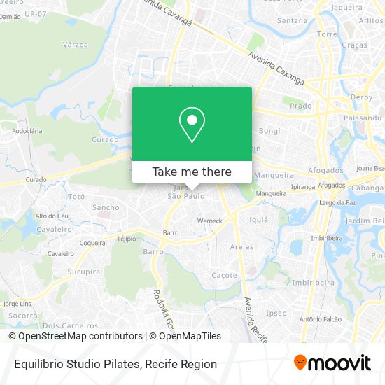 Equilíbrio Studio Pilates map