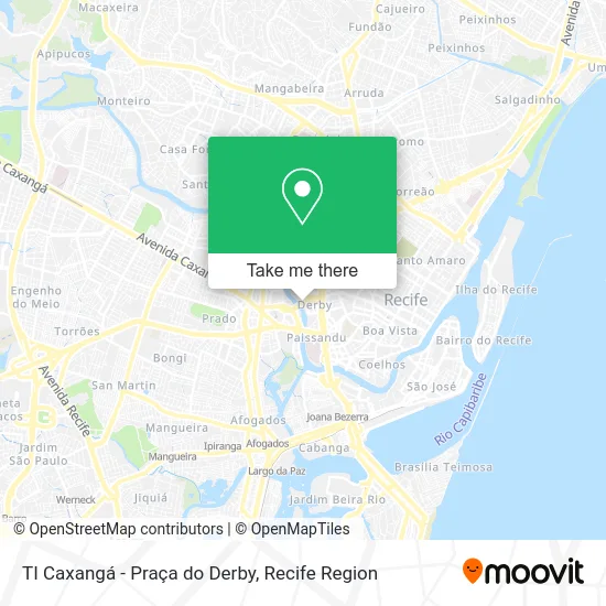 TI Caxangá - Praça do Derby map