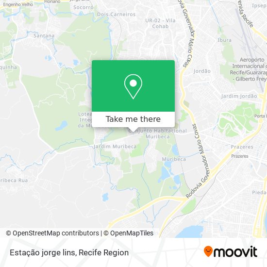 Estação jorge lins map