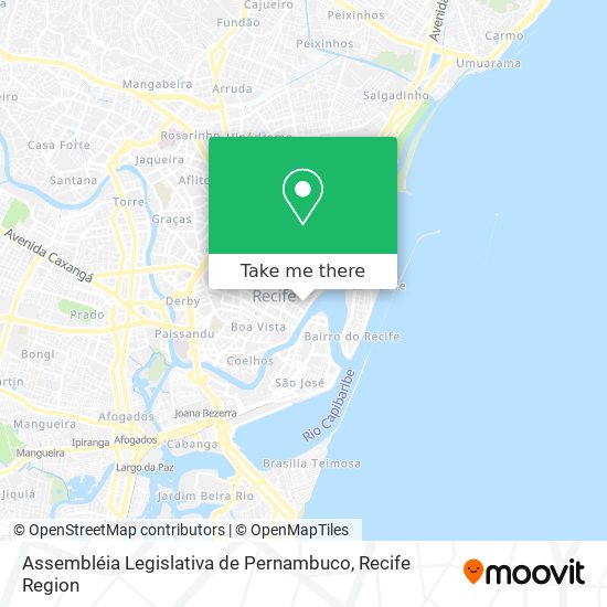 Assembléia Legislativa de Pernambuco map