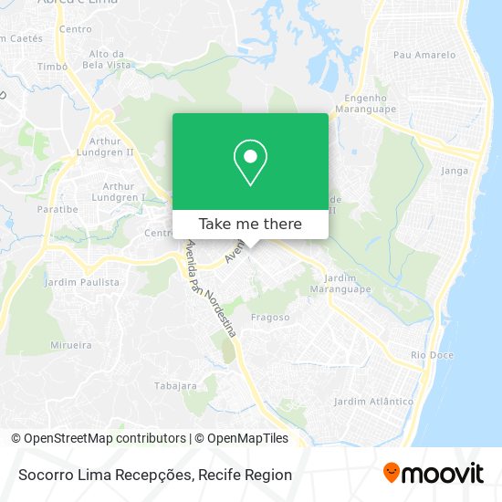 Socorro Lima Recepções map