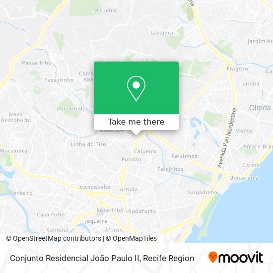 Conjunto Residencial João Paulo II map