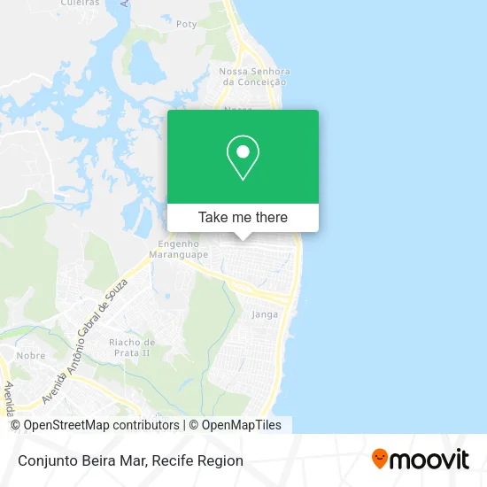 Conjunto Beira Mar map