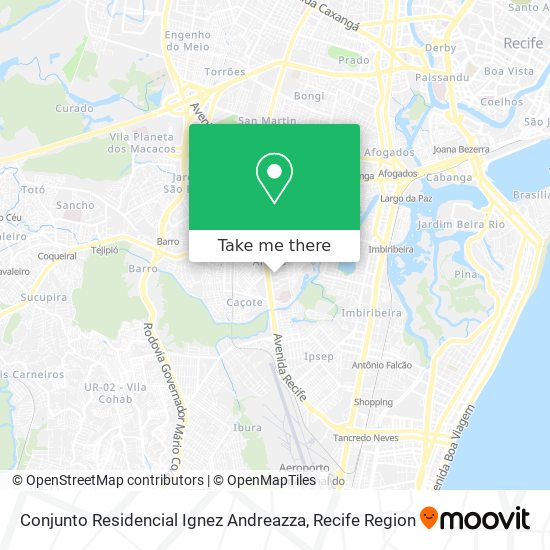 Conjunto Residencial Ignez Andreazza map