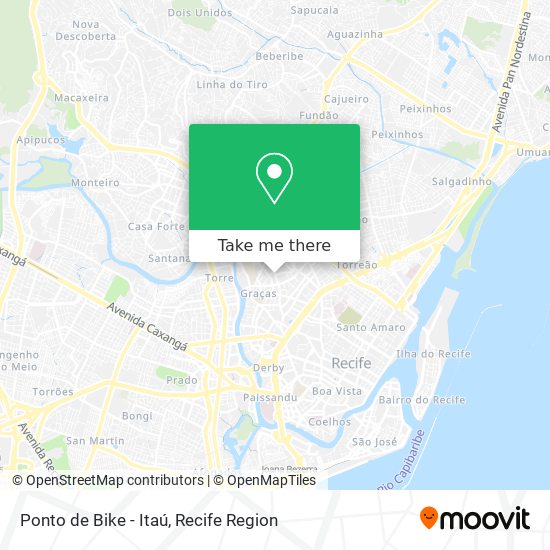 Mapa Ponto de Bike - Itaú