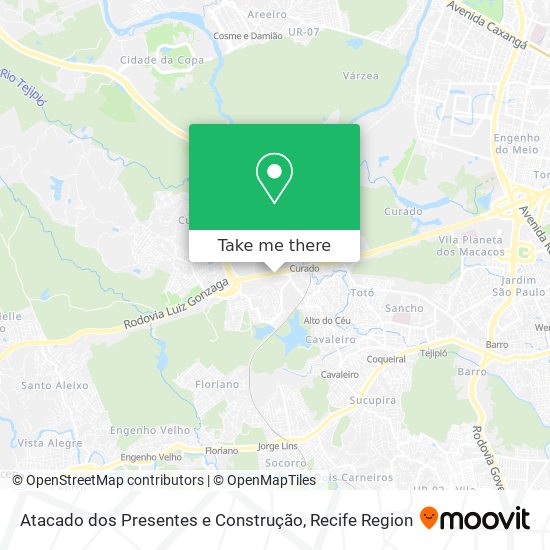 Atacado dos Presentes e Construção map